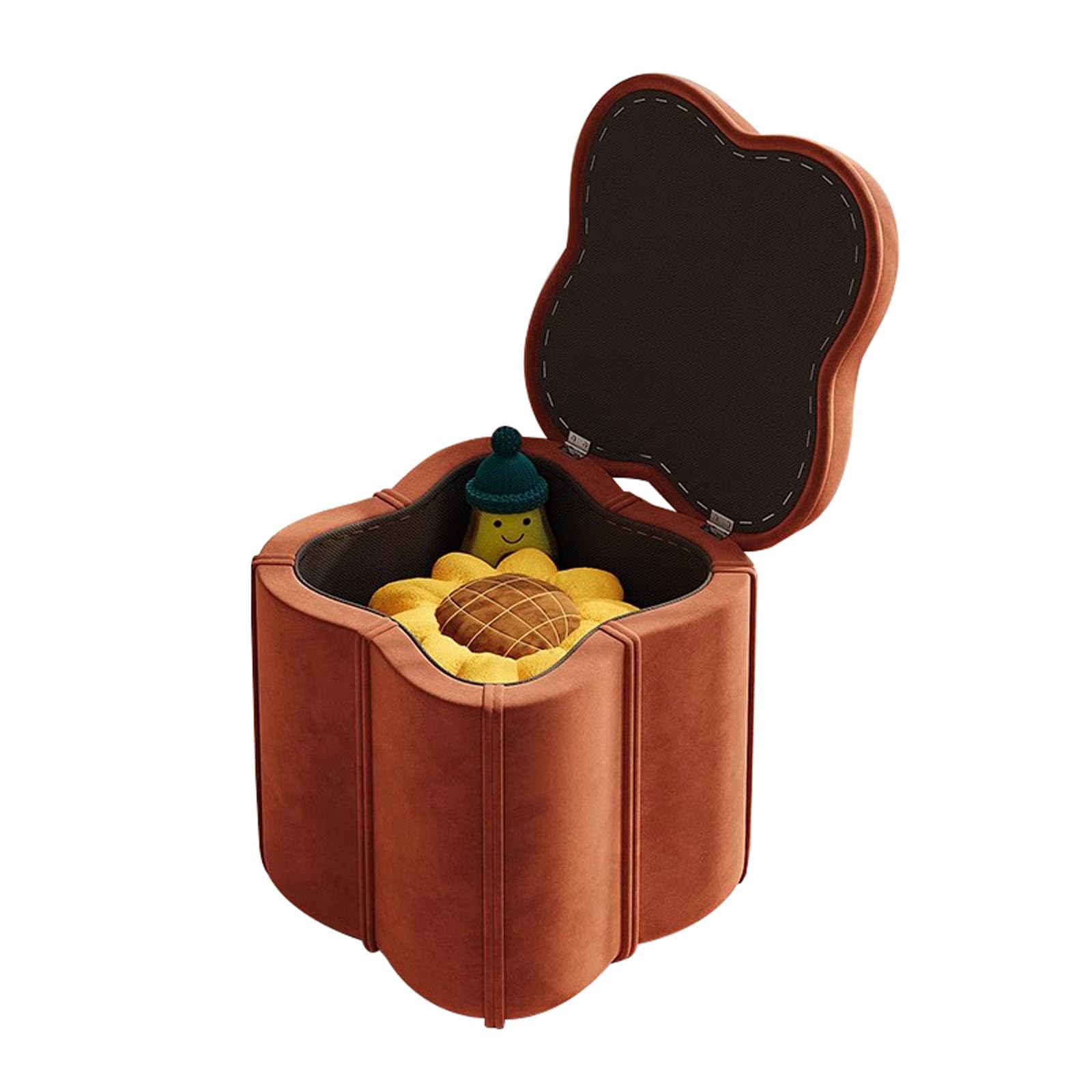Banquette rembourrée en velours pour un coin lecture cosy et élégant dans le salon