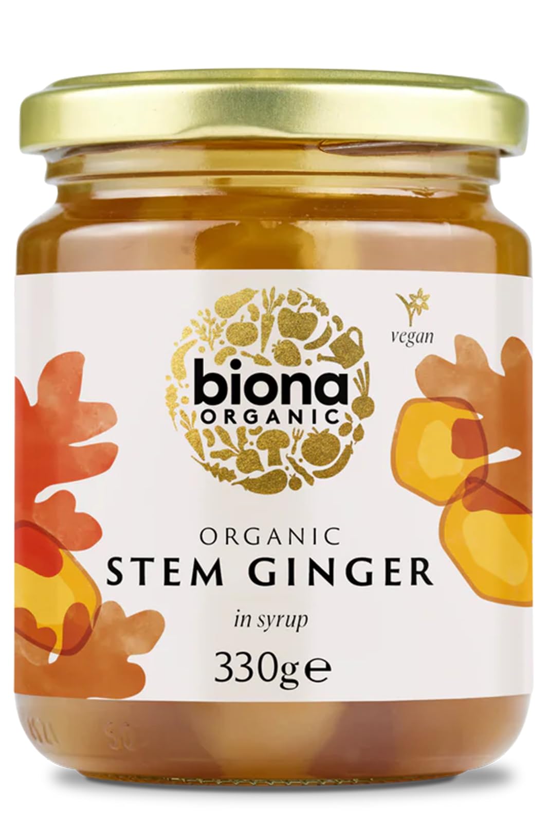 Biona Stem Ginger in Syrup 330g - Organic