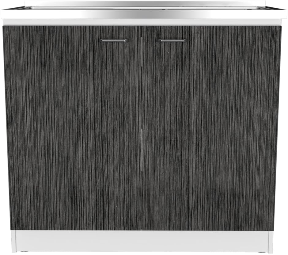 GOWE Utility Sink Vernal, Kitchen, White/Smokey Oak