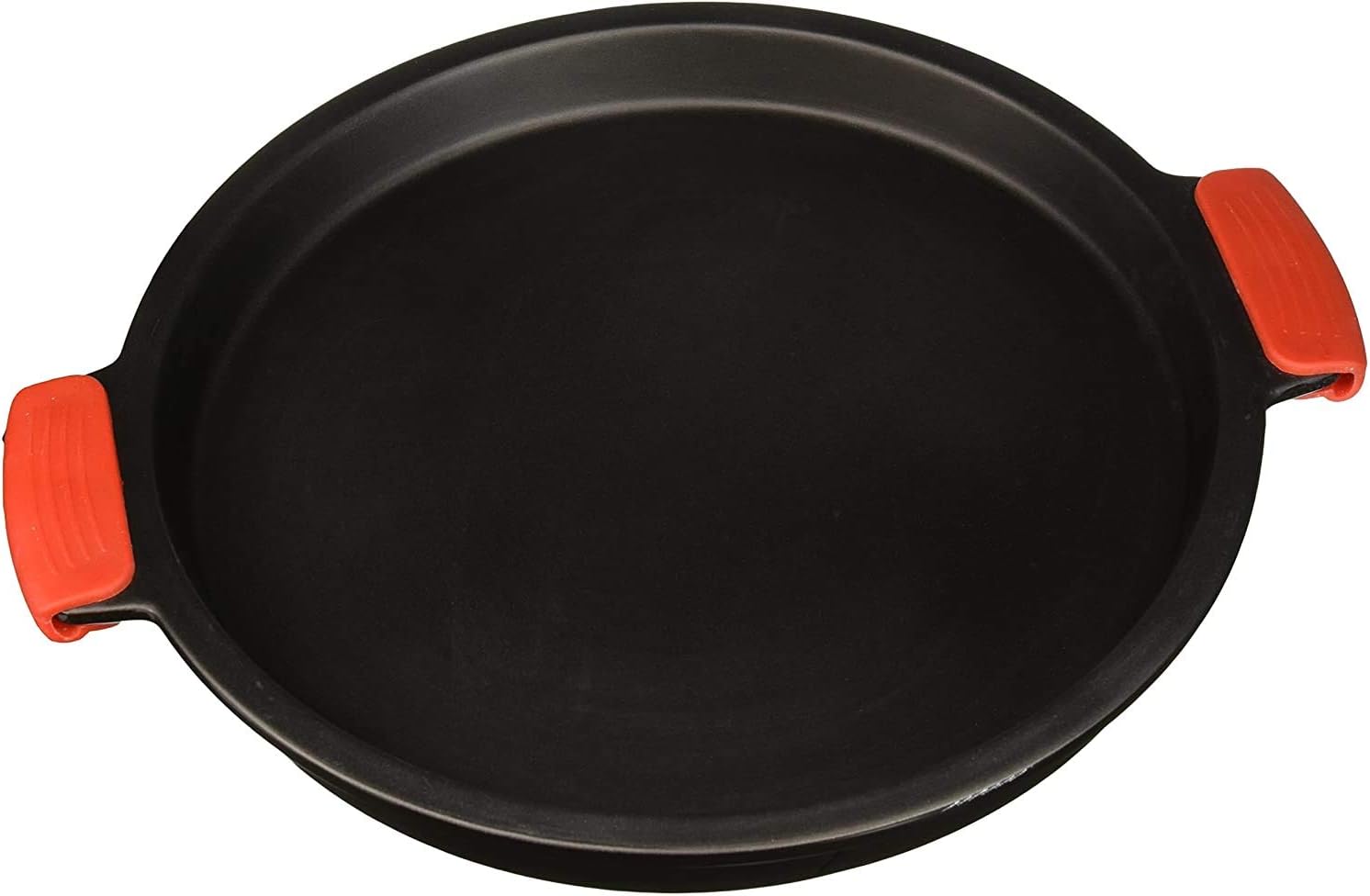 SuperStone / 13" Deep-Dish Non-Stick Pizza Stone with Easy-Grip Silicone Handles