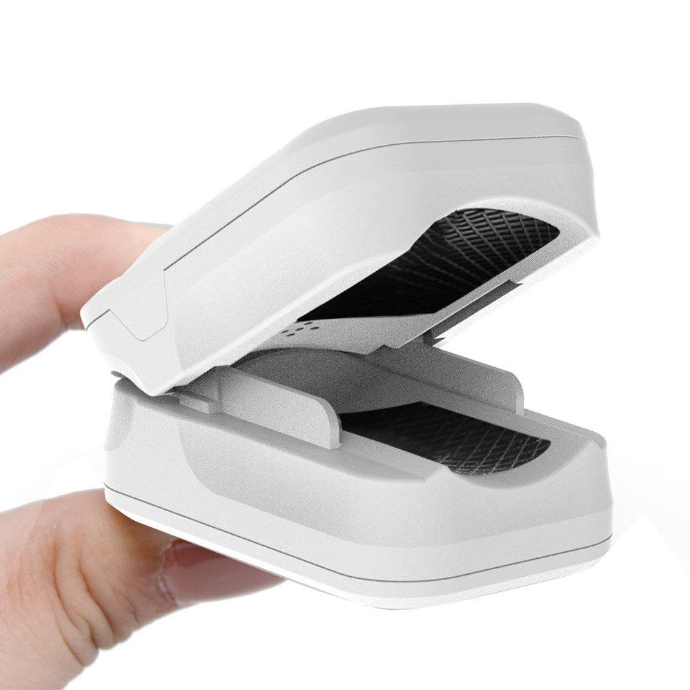 LED portátil Digital de Dedo oxímetro de Pulso de oxígeno en Sangre saturación de Seguimiento de Las Medidas de Salud (Color : A)