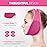 Hilph Face Ice Pack Wisdom Teech Ice Pack Head Wrap for Facial Oral Surgery Pain Relief for TMJ, Upgraded Large Jaw Ice Wrap with 4 Hot Cold Gel Packs for Tooth Extraction & Teeth Removed, Tonsil Red