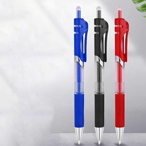 Miniatura 5 de 0.5 bolígrafos de punta fina, bolígrafos retráctiles de tinta de gel, escritura más suave, agarre cómodo, gran capacidad, bolígrafo de firma para el