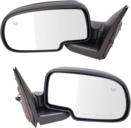 Potencia WCharco Luz espejos laterales par calentables para Chevy GMC
