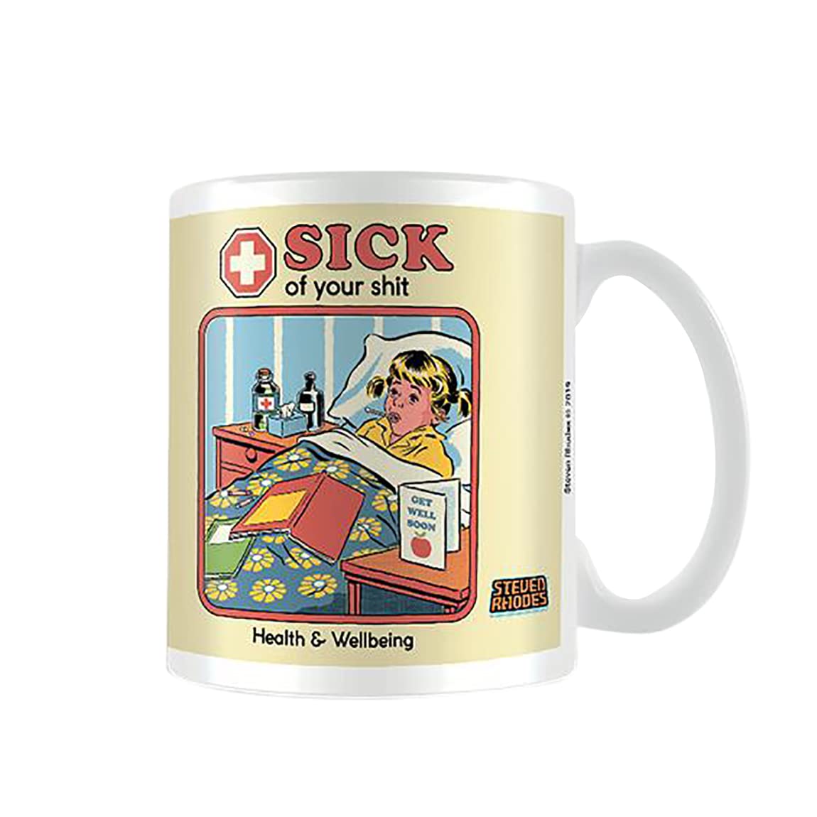 Pyramid International Colour Steven Rhodes Mg25671 11 Oz/ 315 Ml Sick Of Your Shit Ceramic Mug