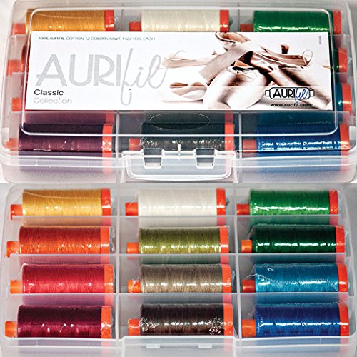 Aurifil Set de Hilos Classic Cotton 50wt 12 Bobinas 1422 yd miniatura 1