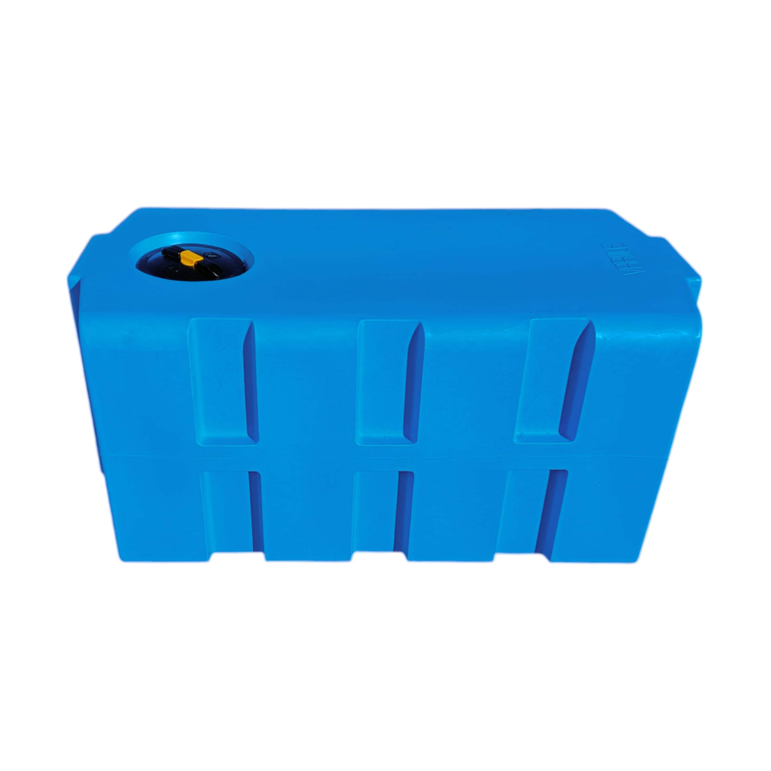 Varile 350L Tanque de agua potable | Resistente al transporte | Apto para alimentos | Para barco - autocaravana - remolque (Azul)