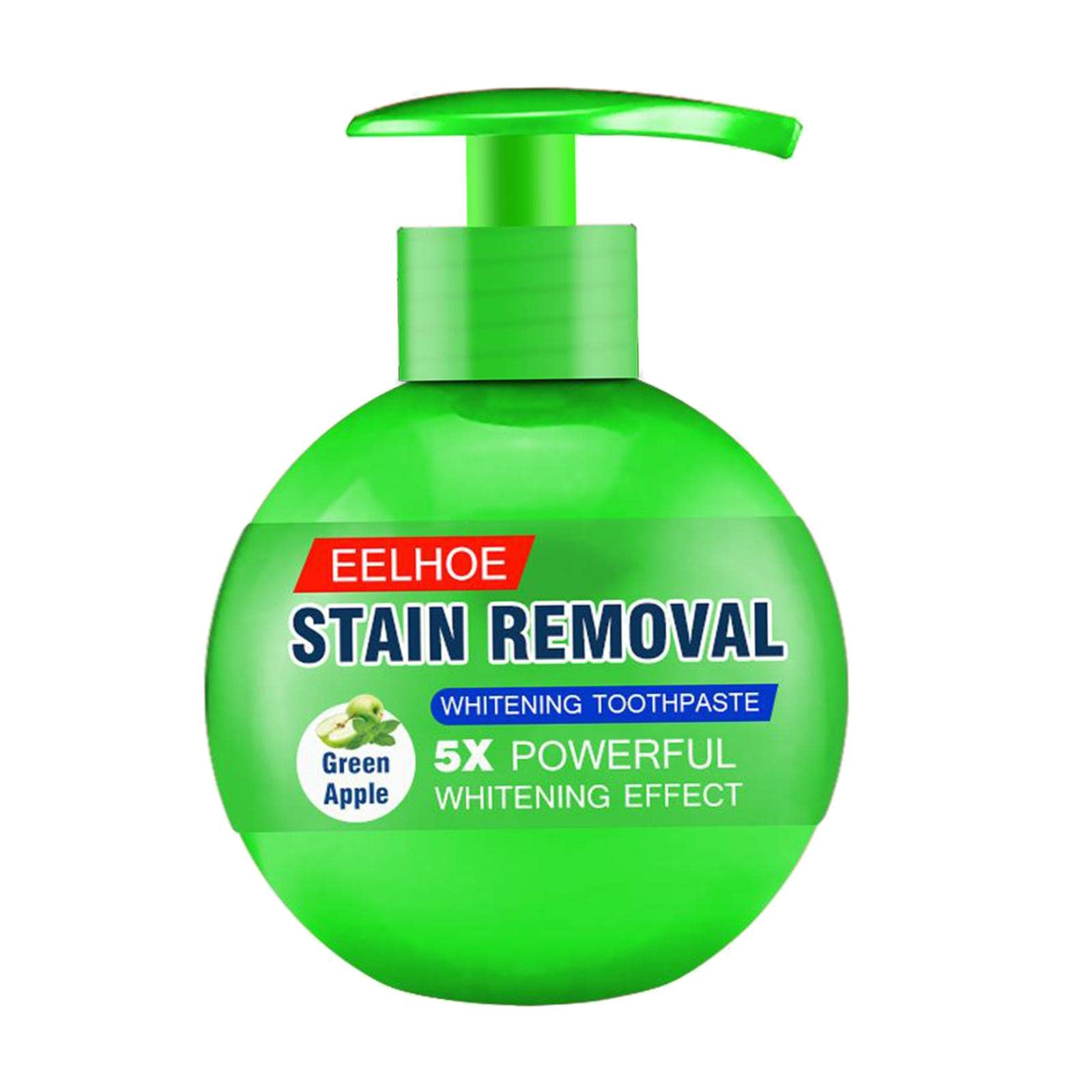 Natural Stain Removal Whitening Toothpaste Pump Packaging Fresh Breath Oral Care Unisex Men Women Baking Soda Teeth Cleaner