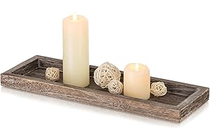 15 Inch Tray: Romadedi Rustic Candle Tray Enchants Home Decor