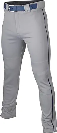 Easton Rival+ Baseball Pant | Full Length/Semi-Relaxed Fit | Adult Sizes | Solid & Piped Options
