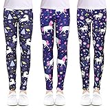 Jahreszeit: OioTuyi Leggings mit kreativen Mustern, geeignet für Frühling, Sommer, Herbst, perfekt für Kleinkinder, Mädchen, die zu Hause hängen oder für ihre verschiedenen Tanzkurse, Schule, Reisen, Picknick, Laufen, Spielen, Wandern, Radfahren usw.