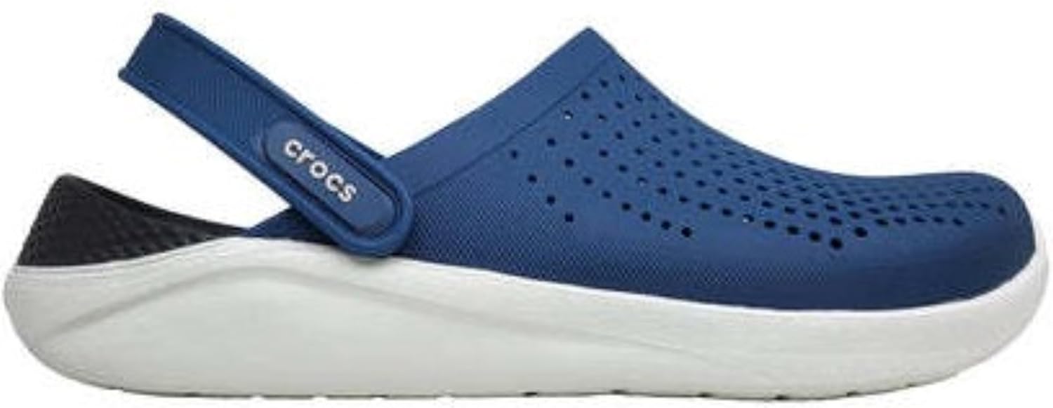 Crocs Men's and Women's Literide Clog 13 Women/11 Men Vivid Blue Almost White