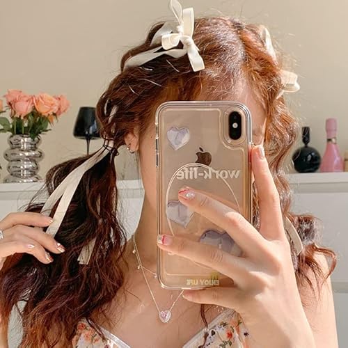Bow Hair Tie Long Hair Bands Hair Clips Bowknot Barrettes Princess Hairpin Ribbon Claw For Women And Girls Party Accessories Headwear Ornament Gift Decorations (4Pcs) #TOP5