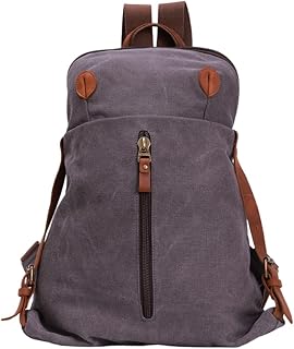 NECTAR YUNBURST Black Canvas Crossbody Sling Bag - Slim Casual Daypack for Urban Cycling & Bush Hiking Expeditions | 50x30...