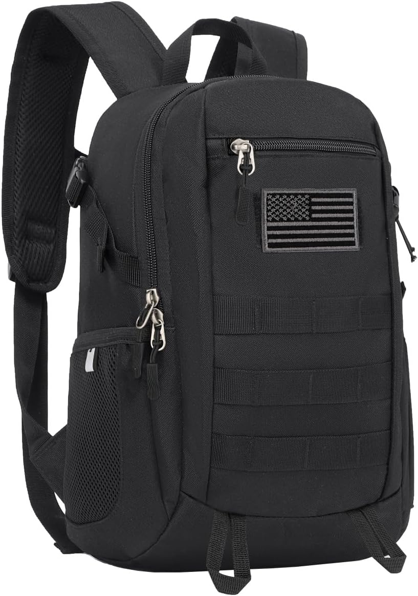 10L/20L Mini X-Small Tactical Backpack MOLLE Daypack Gear Pack Camping Bag with Patch