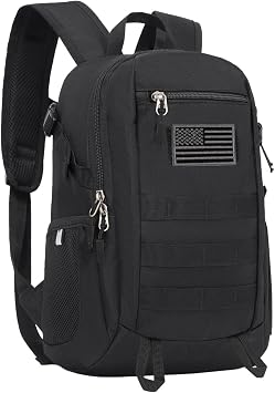 ArcEnCiel 10L/20L Mini X-Small Tactical Backpack MOLLE Daypack Gear Pack Camping Bag with Patch