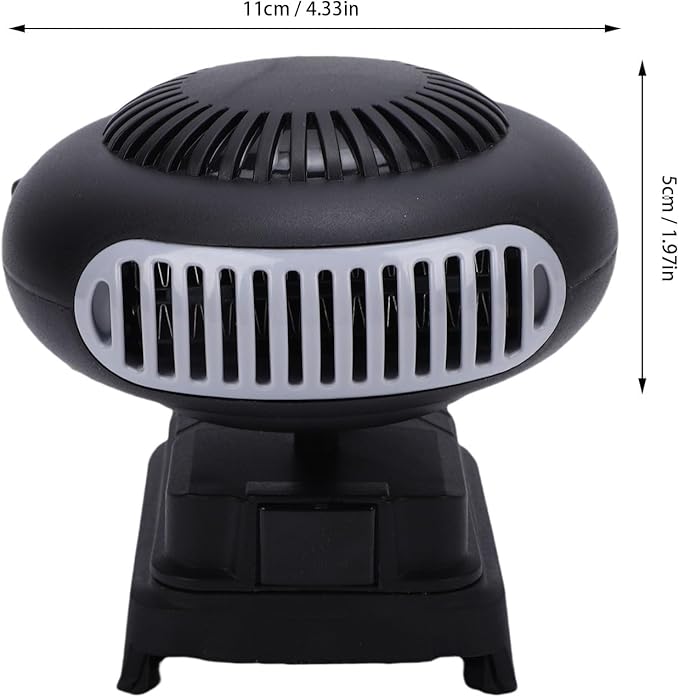 Calefactor Eléctrico Portátil 170W con 2 Puertos USB y Ajuste de Temperatura miniatura 3