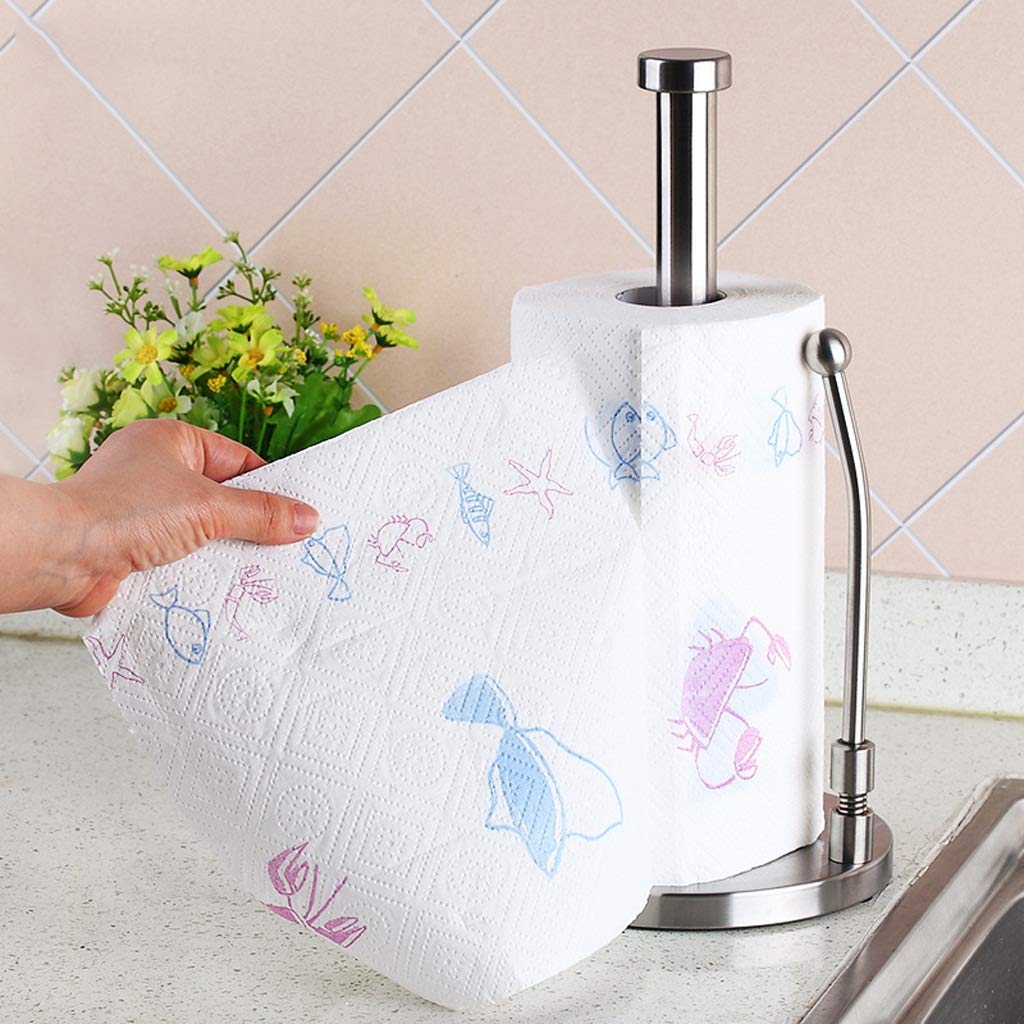 Porta Carta igienica Distributore di Carta Asciugamano Bagno Bagno Servizio igienico Distributore in Acciaio Inox Montatura a Parete Simple Toilet Roll Dispenser Adatto per la casa e L'Ufficio