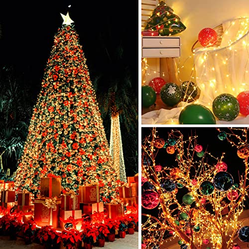 Suddus Christmas Lights Outdoor,66 Ft 200 Led Warm White String Lights,White Fairy Lights With Remote For Wedding, Garden, Trees, Christmas, Backyard Decorations #TOP6