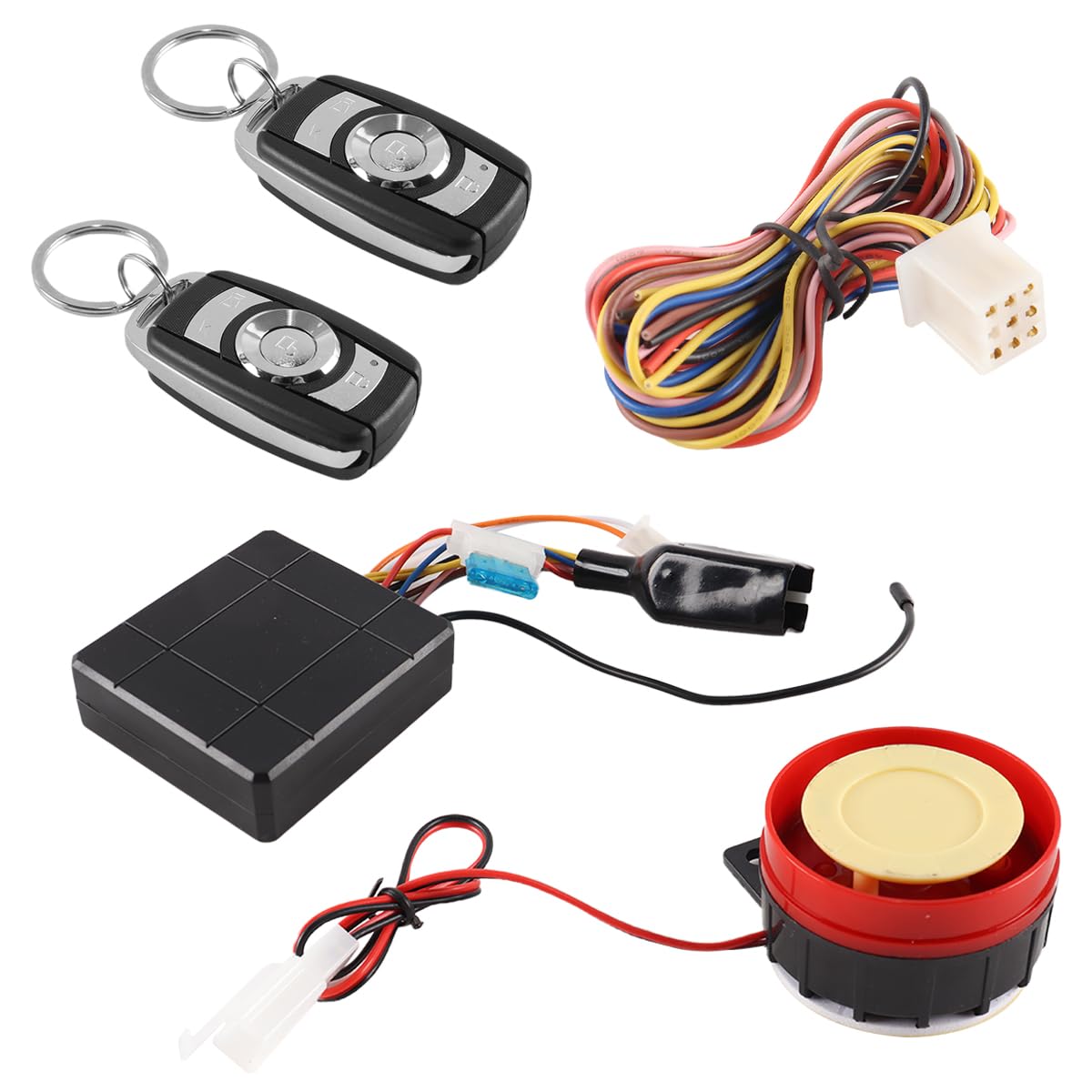 Antifurto Universale Scooter 12v Sistema Di Allarme Universale Per Moto Sistema Di Sicurezza Kit Con 2 Telecomandi 315-433 Mhz