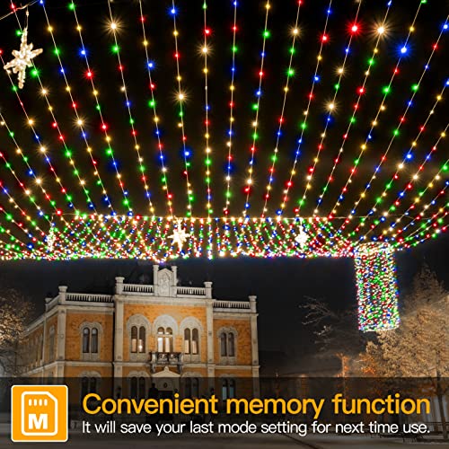 Ollny HG-29V1008C Christmas Lights 1000 Led 330 Ft, Ip67 Waterproof Plug In Christmas Tree Lights With Remote, 8 Modes, 3 Timers, Dimmable, House Xmas Indoor Decorations Outdoor Christmas Lights thumb #8