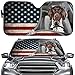 German Shorthaired Pointer Dog Driver Car Sun Sunshade for Windshield Auto Front Window Windshield Car Sunshade Car Interior Pet Anti-Sunlight Automotive Cover Block for Car SUV Truck UV Rays