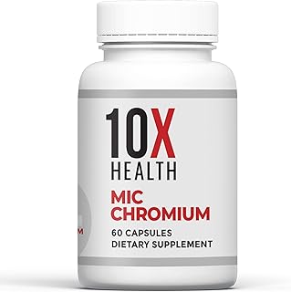 10X Health MIC Chromium Supplement with Choline, Inositol & L Methionine - 60 Capsules