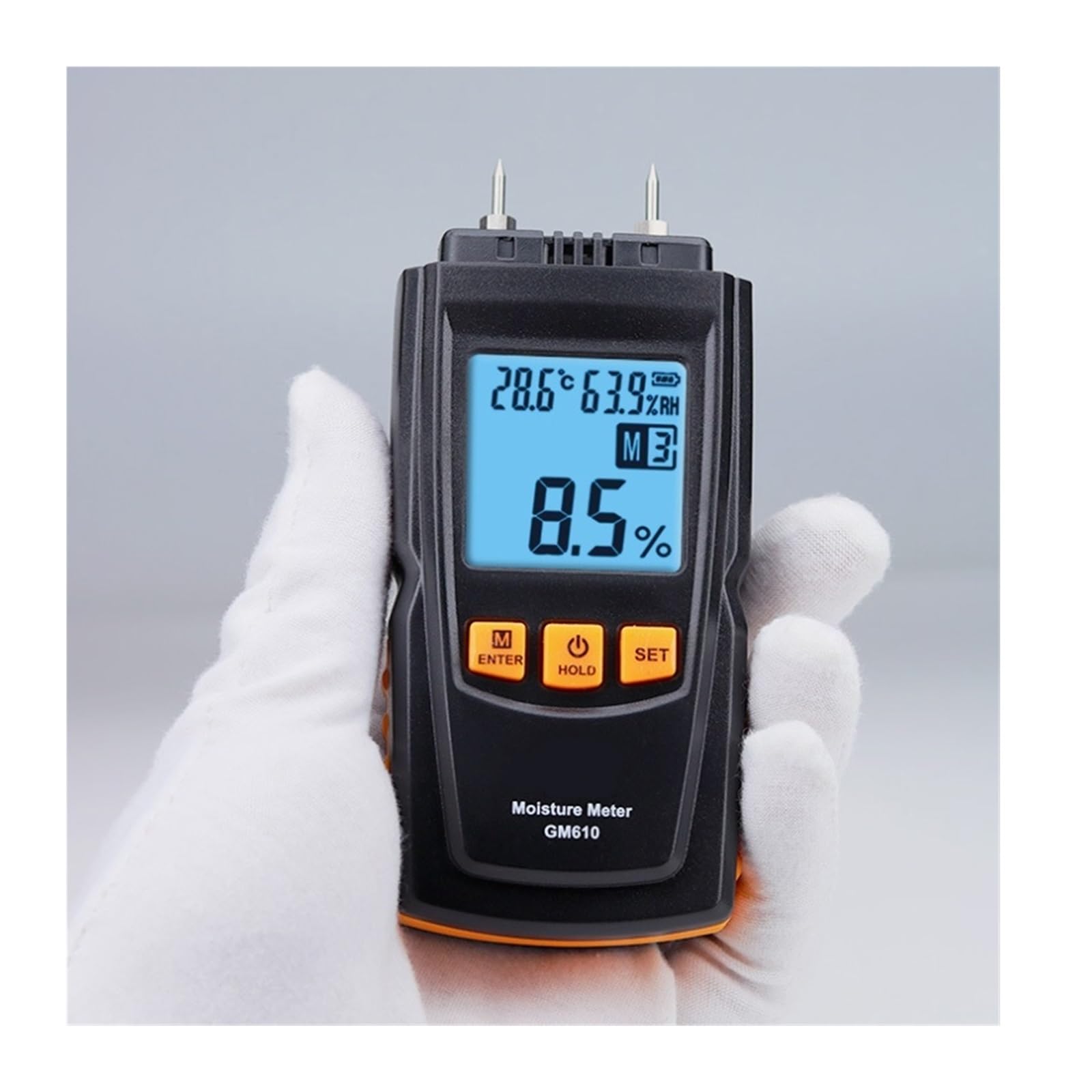 Testeur d'humidité GM610 numérique pour éviter les moisissures du bois