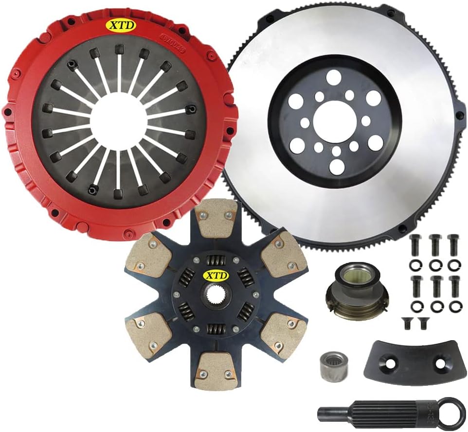XTD Stage 3 Clutch & Light Weight Flywheel Kit Compatible With 1993-1997 Chevrolet Camaro Pontiac Firebird 5.7L OHV LT1