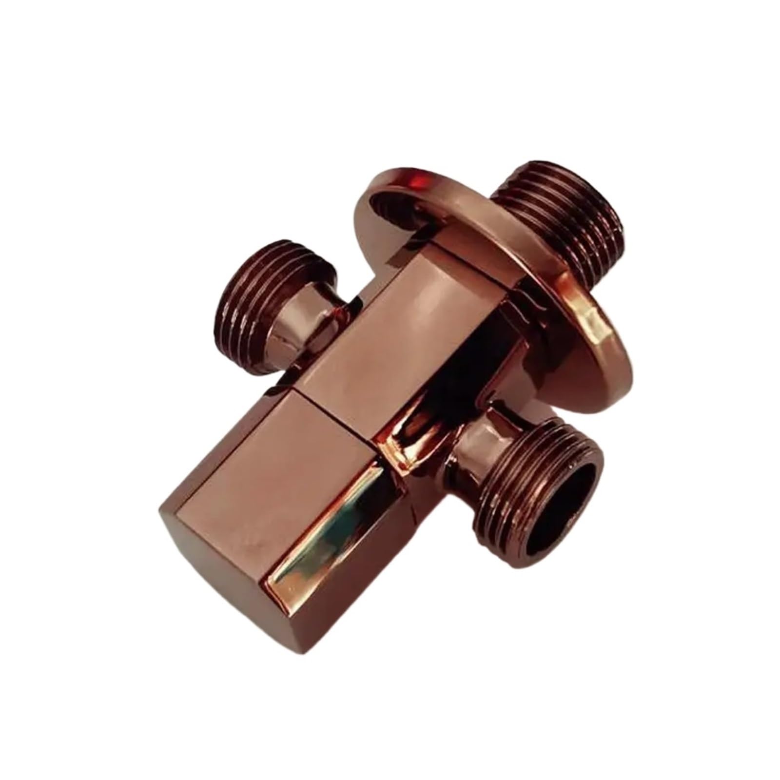 Itrhjtgp B Angle Valve Copper Gold Plated Triangle Valve General Athroom Water Stop Toilet For Warmer System(B)