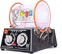 Polidora de Joias Em Tambor Rotativo com Capacidade de 3 Kg (6,6 Lbs), 45 W, Mini Máquina Para Polimento de Superfícies.