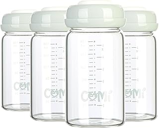 COMI Wide Neck Glass Breastmilk Collection n Storage Bottle