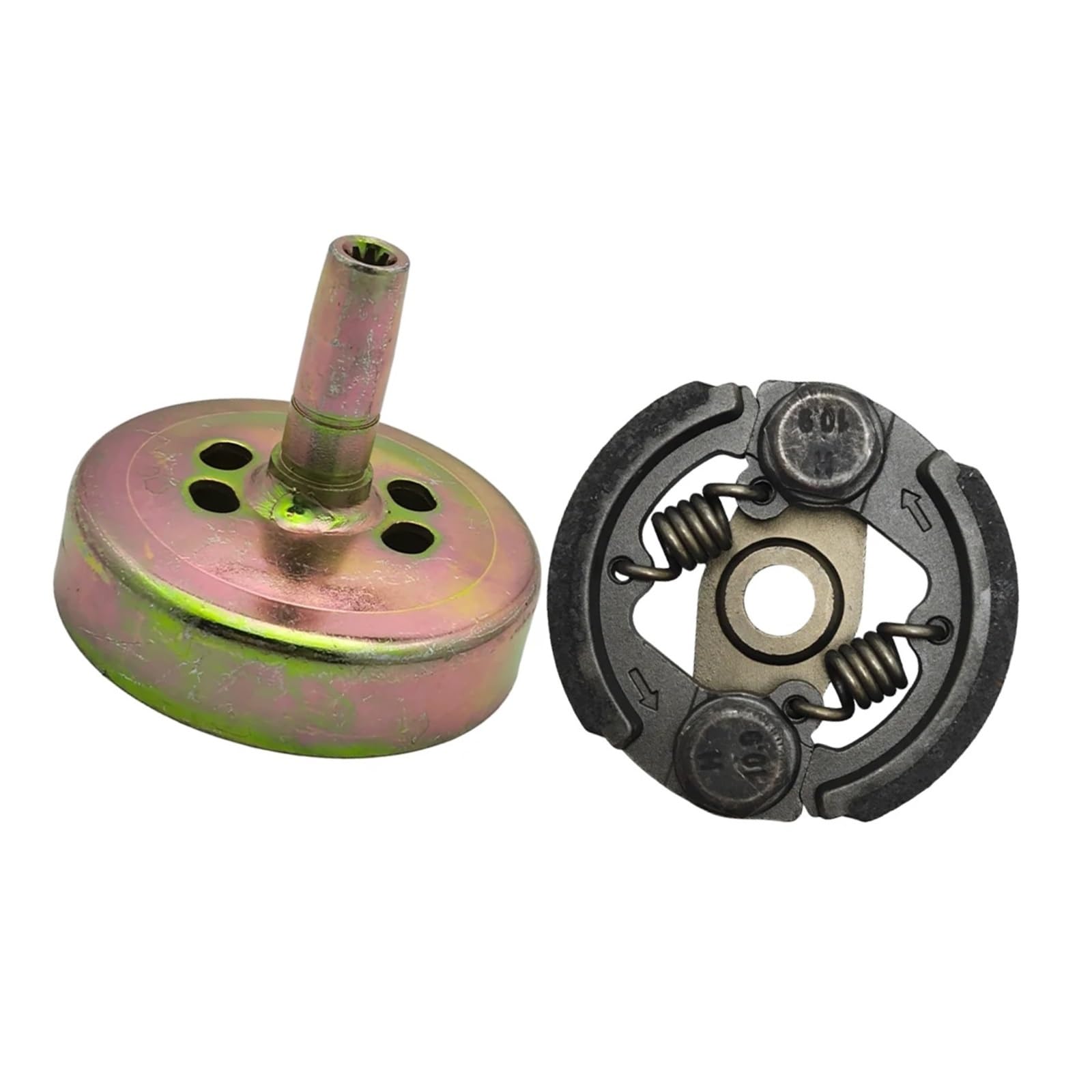 Conjunto De Embrague De 75mm con Tambor De Embrague De 9 Dientes Apto For Cortadora De Césped NB411, Pieza De Motor De Desbrozadora