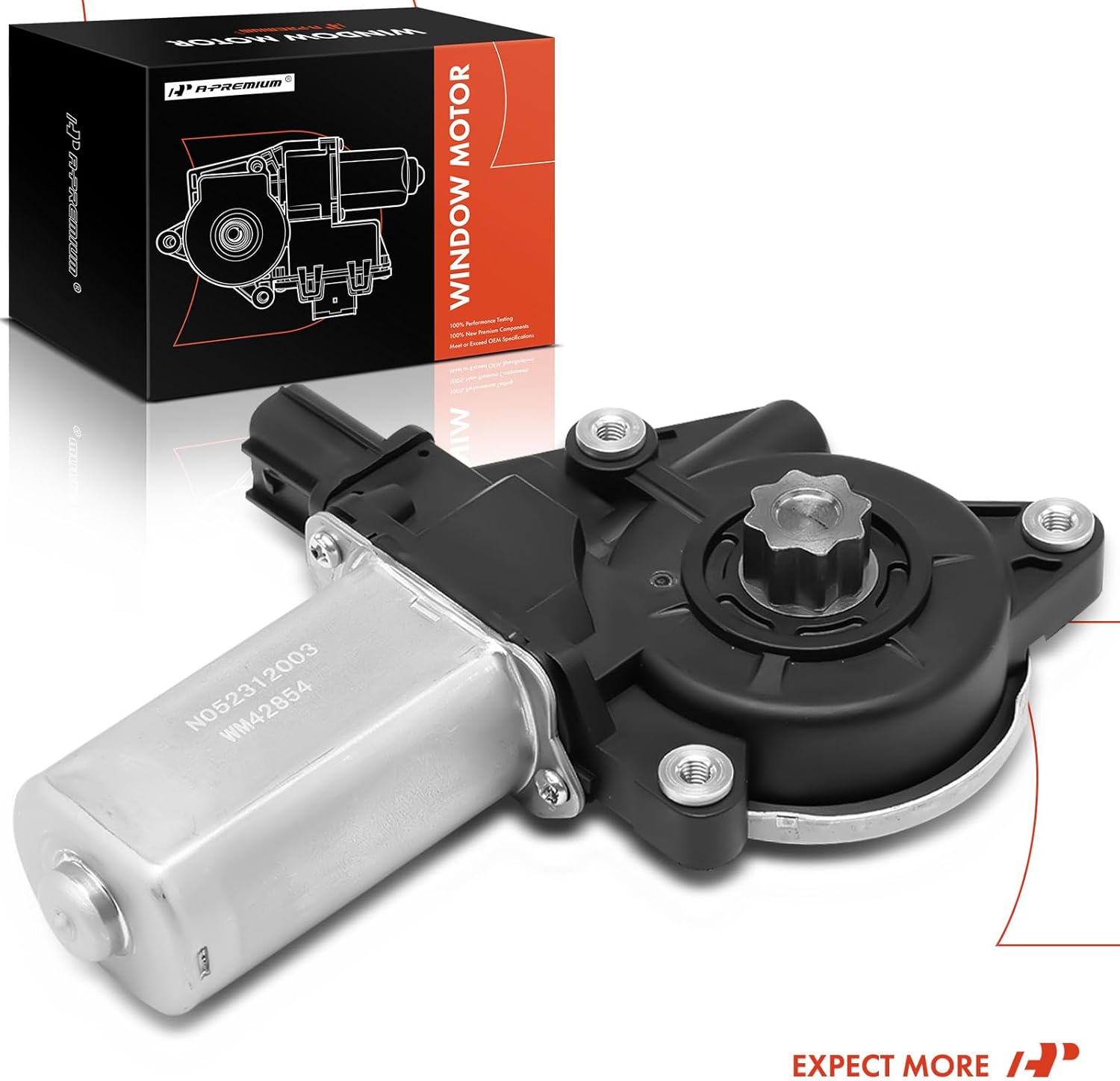 A-Premium Power Window Lift Motor Compatible with Honda CR-V CRV 2007 2008 2009 2010 2011, Front Left Driver Side