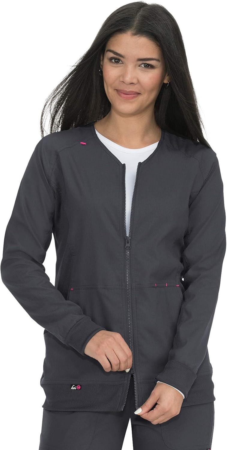 Amazon.com: KOI Lite Clarity Women's 3-Pocket Stretch Jacket
