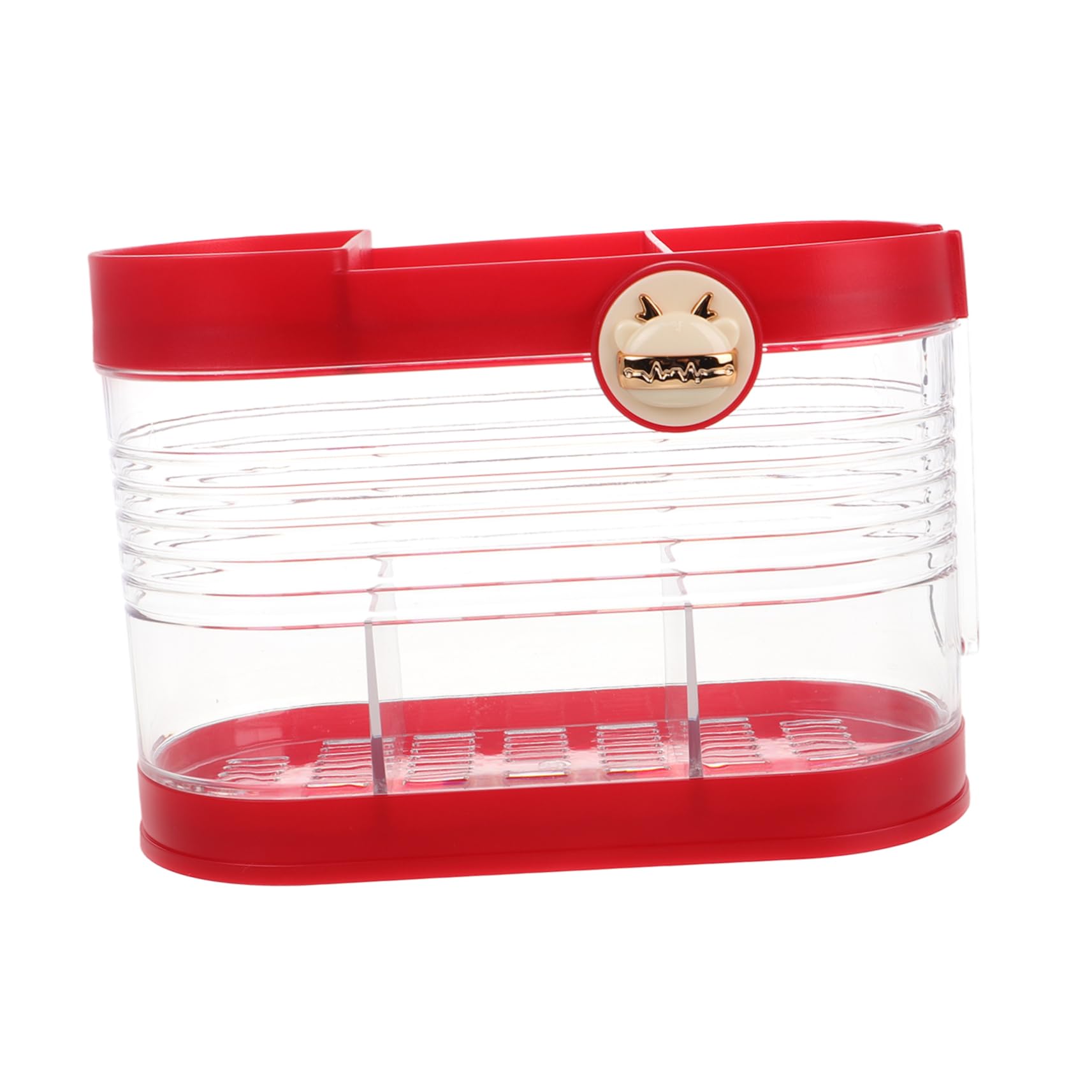 HEALLILY Kitchen Utensils Container Cutlery Drain Rack Organizer Plastic Silverware Holder