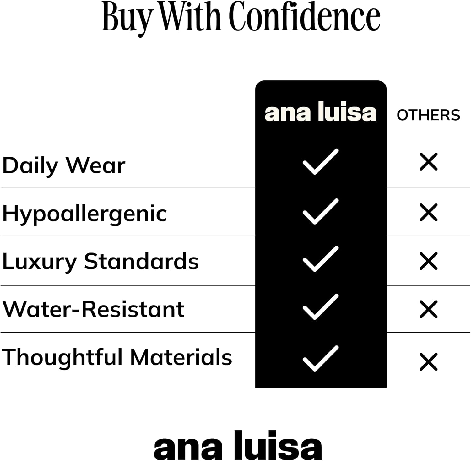 Ana Luisa Asher Small Huggie Hoop Earrings for Women - 14K Gold Plated, Silver Rhodium Plated and Two Tone Styles - Hypoallergenic, Tarnish-Free - Ana Luisa Jewelry - Stylish Gold Hoop Earrings - Image 8