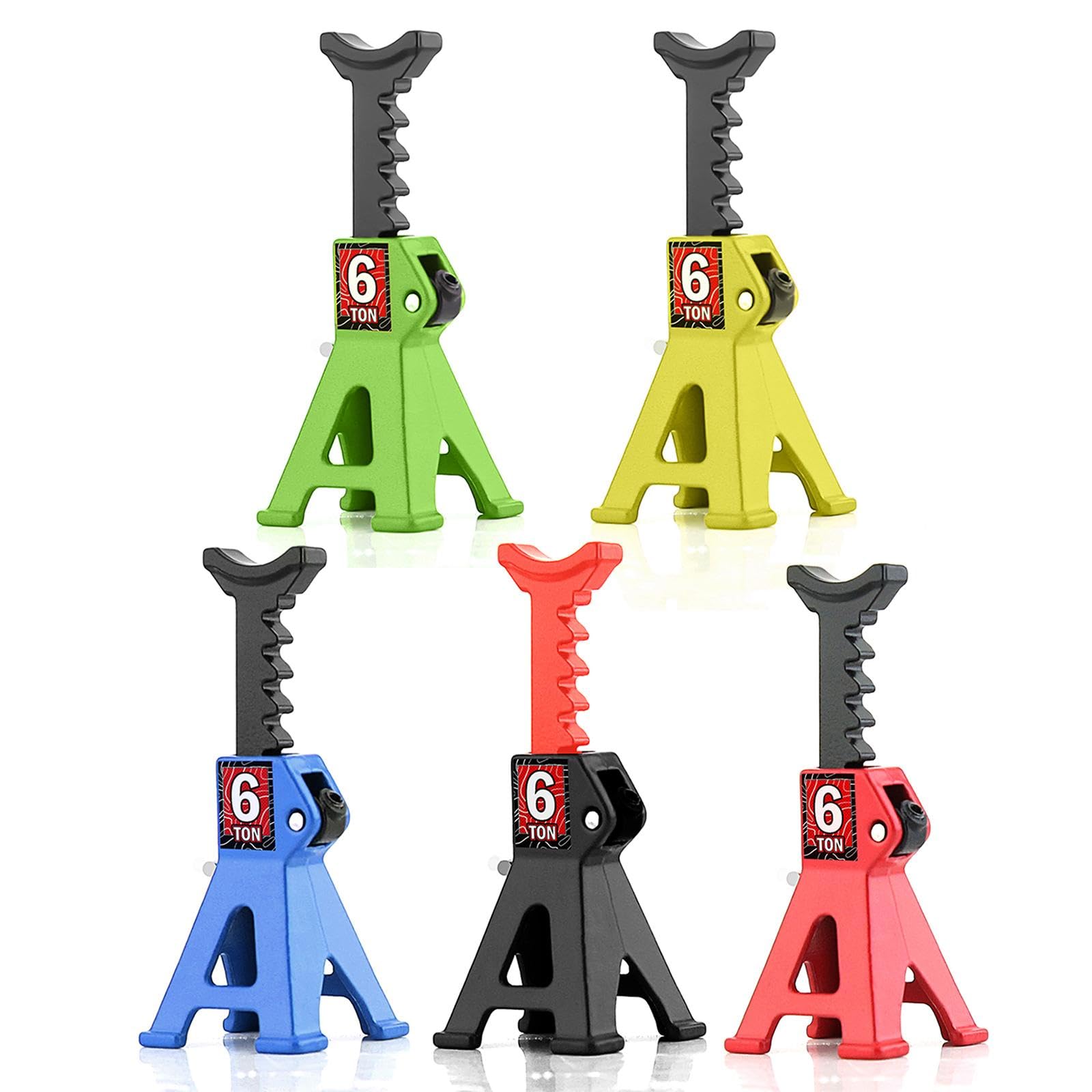 6 Ton Scale Jack Stand Durable Simulation Lifting Jack for 1:12 1:28 Crawler Black|RC car Parts Accessories|RC Repair Parts|Cars, Trucks & Motorcycles|-picture-24