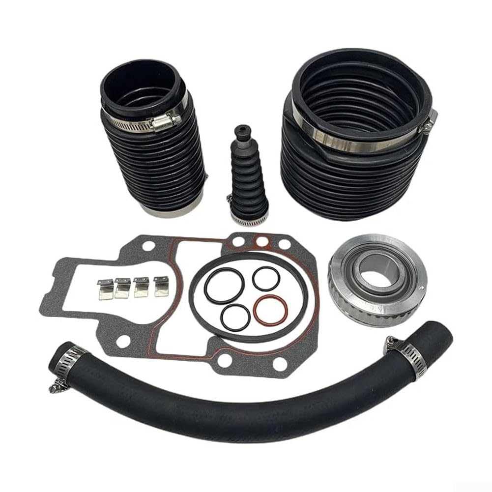 For Alpha One Gen 2 Bellows Kit for Mercruiser Sterndrive Includes Water Intake Hose and Outdrive Mounting Gasket