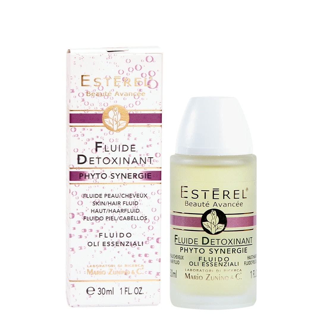 Esterel - Fluide Detoxinant SOOTHING HAIR/SKIN LOTION - It relaxes, calms skin, anti-irritating action - 1 fl. oz