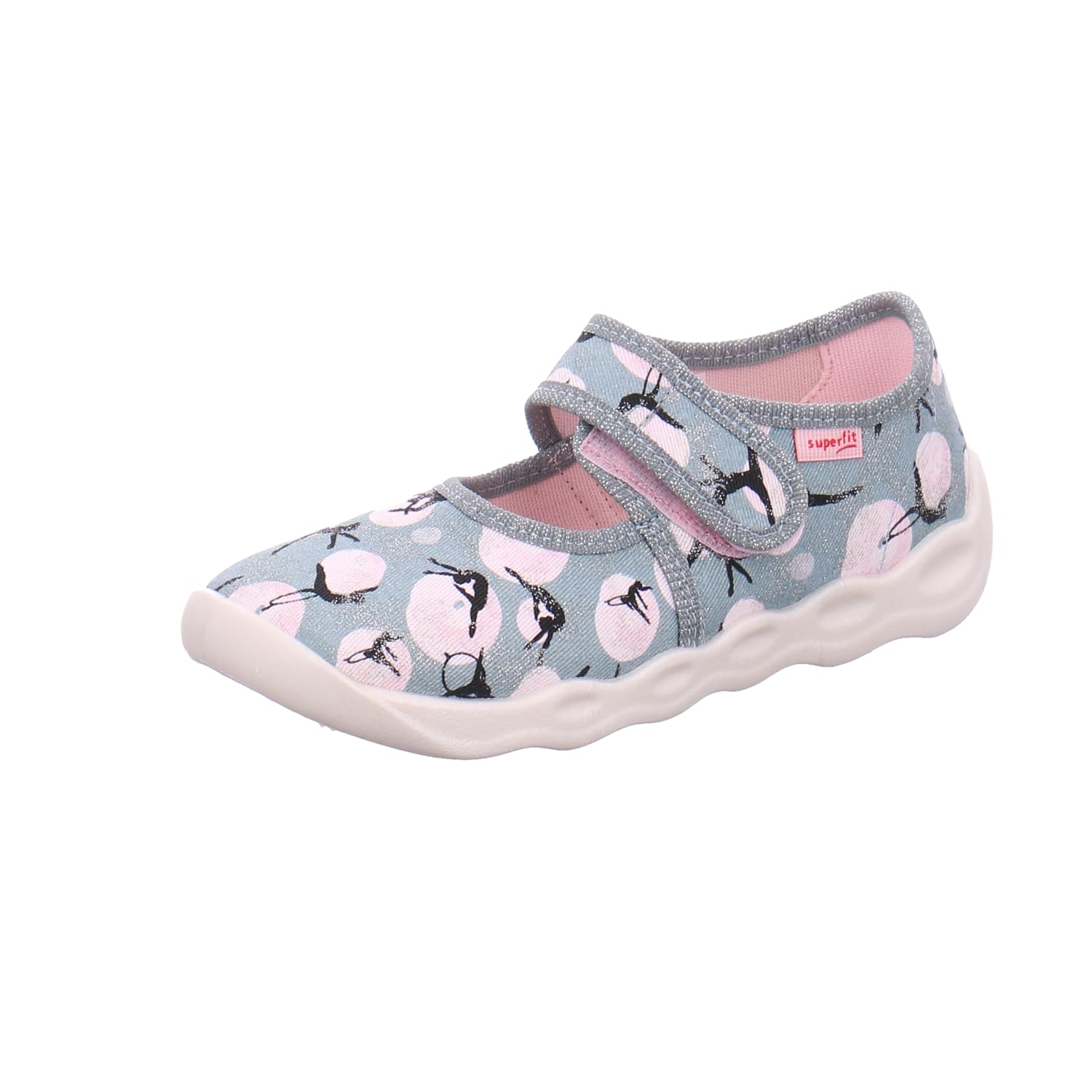 Superfit Girls' Bubble Slippers 1-006272 Slippers, Green Multicoloured 7510, 23 EU