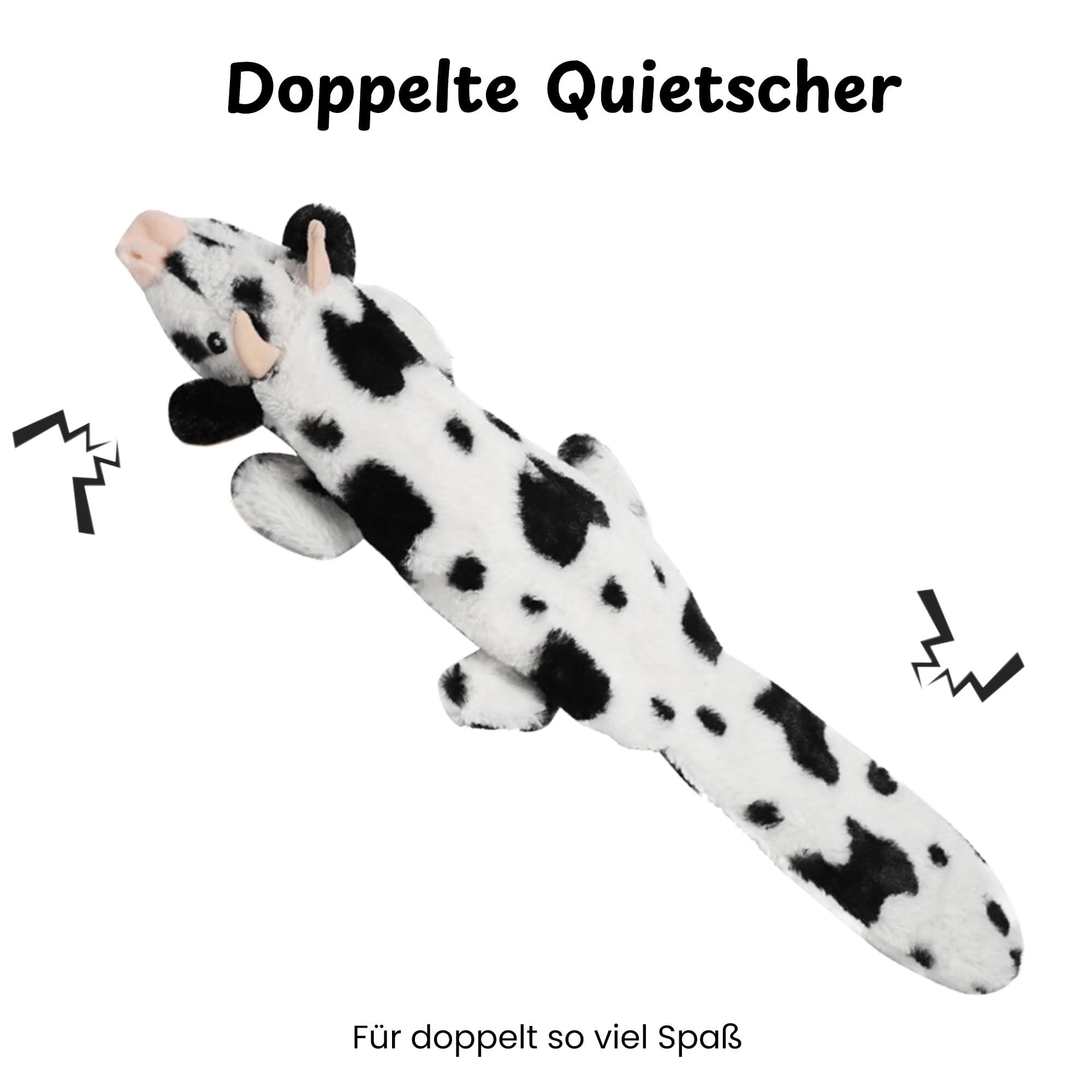 Nocciola 5 Pack Hundespielzeug Unzerstörbar, Quietschendes Hundespielzeug Set ohne Füllung, Ideale Plüschspielzeug für Hunde Selbstbeschäftigung und Tauziehen, für Welpen, Kleine bis Große