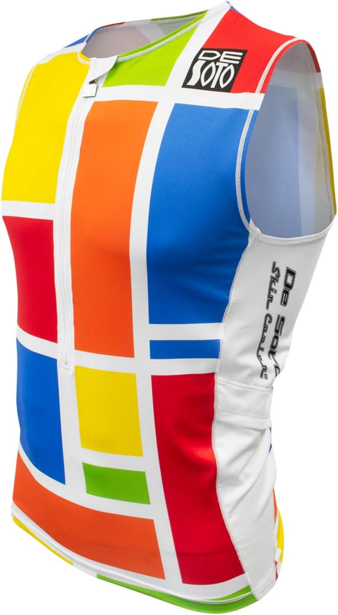 De Soto Skin Cooler Half Zip Tri Top - HSC