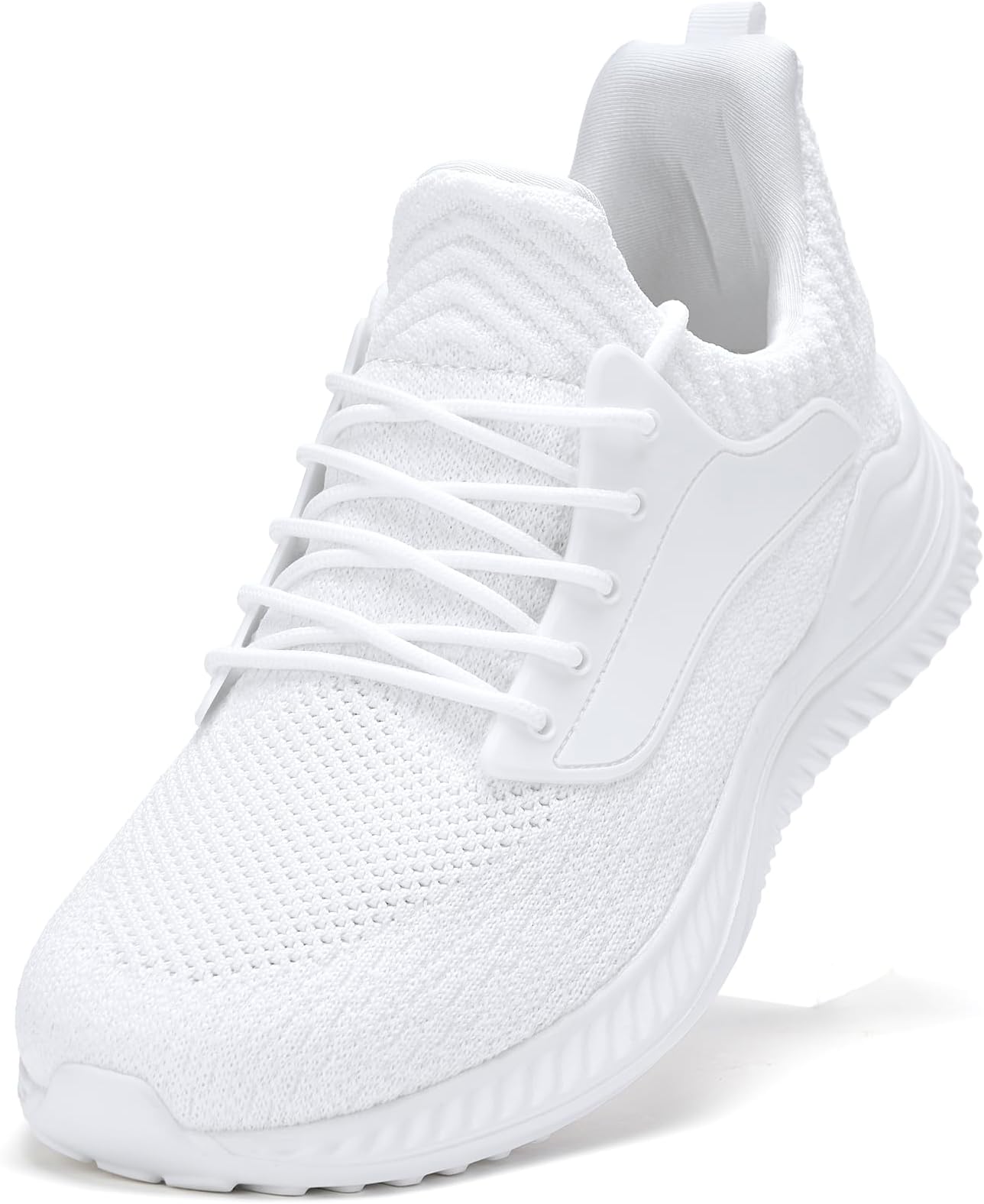 Womens Walking Shoes - Slip On Tennis Running Shoes Memory Foam Lightweight Work Sneakers for Indoor Outdoor Gym