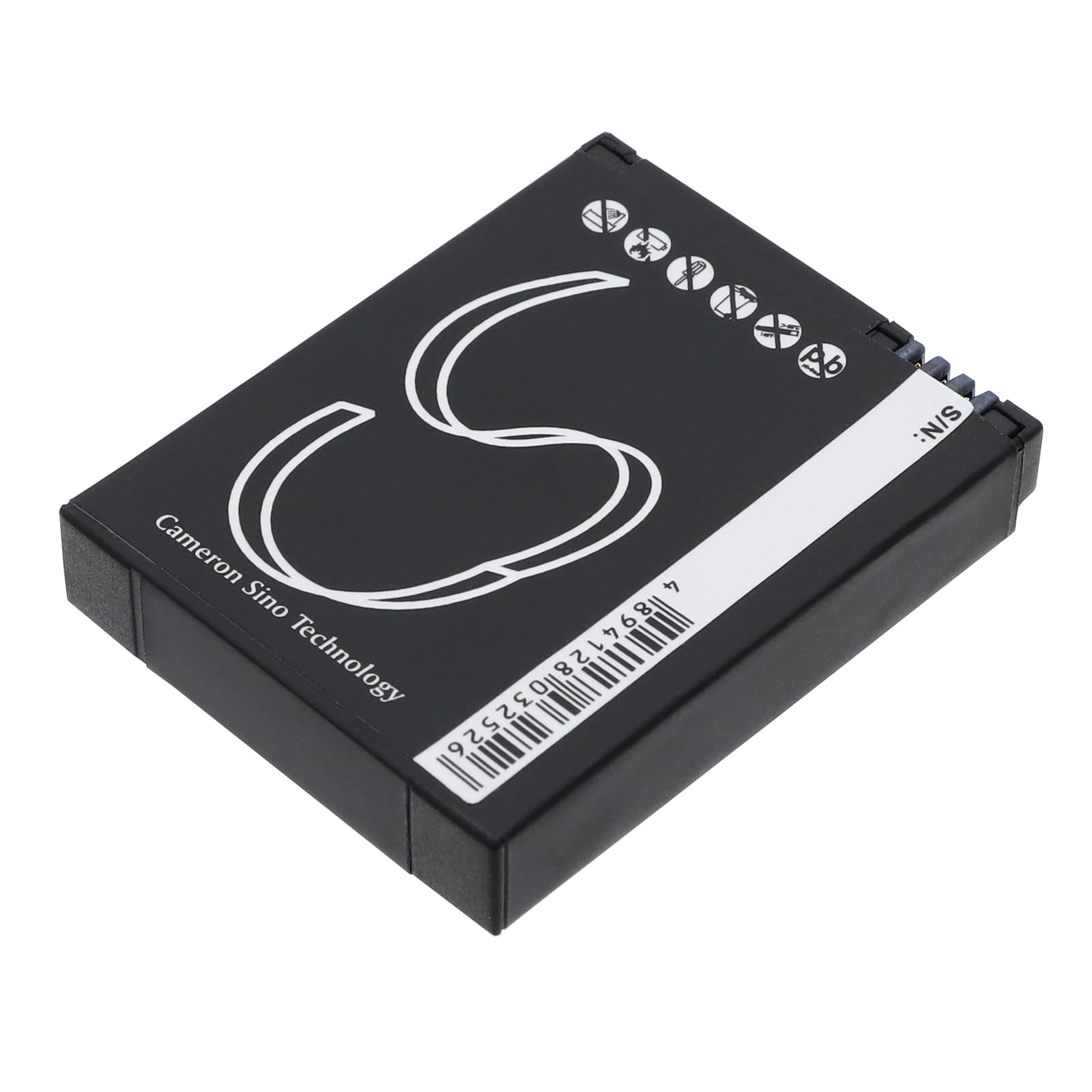 Batteria per GoPro HD Hero 2, 3.7V, 1100mAh, Li-ion