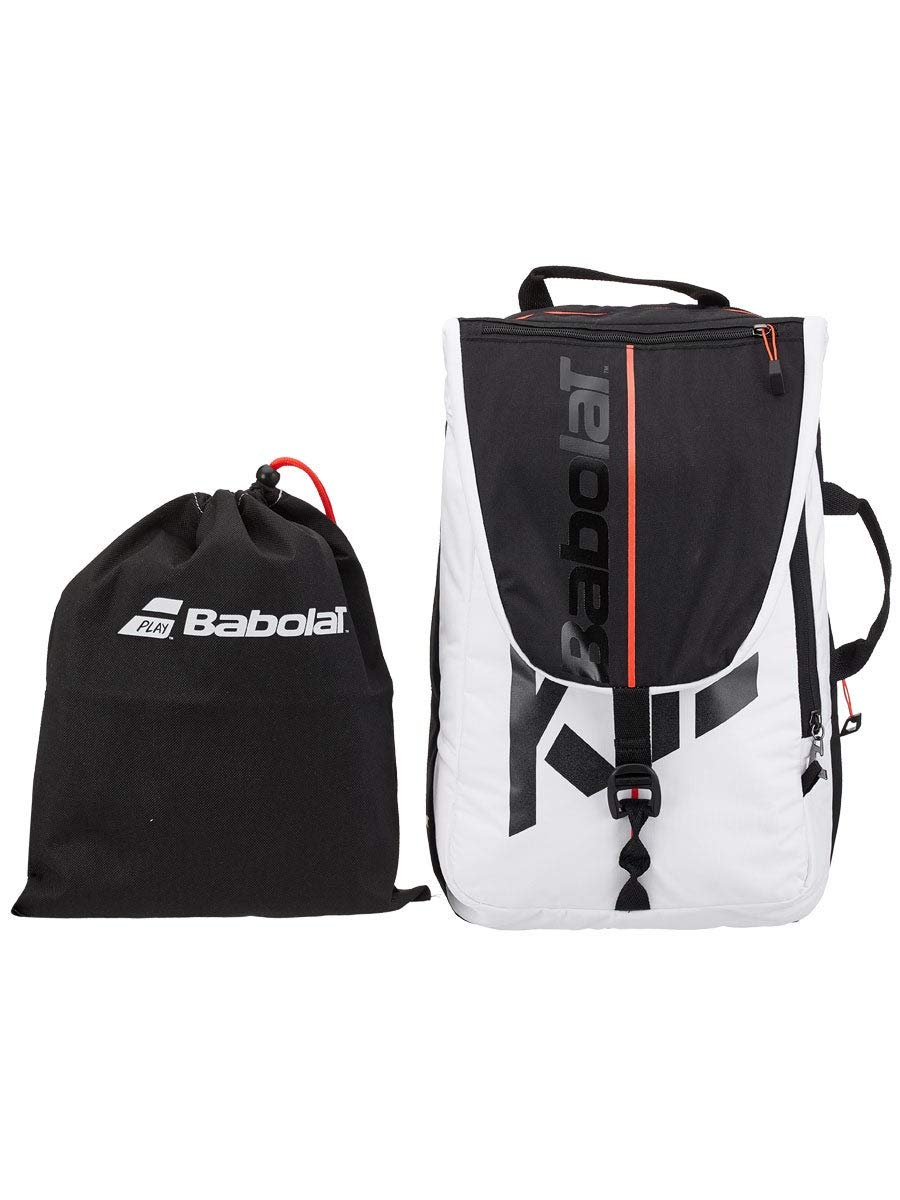 Babolat Backpack Pure Strike Sac à Dos Unisexe pour Adultes Blanc Rouge (Blanc) Taille Unique