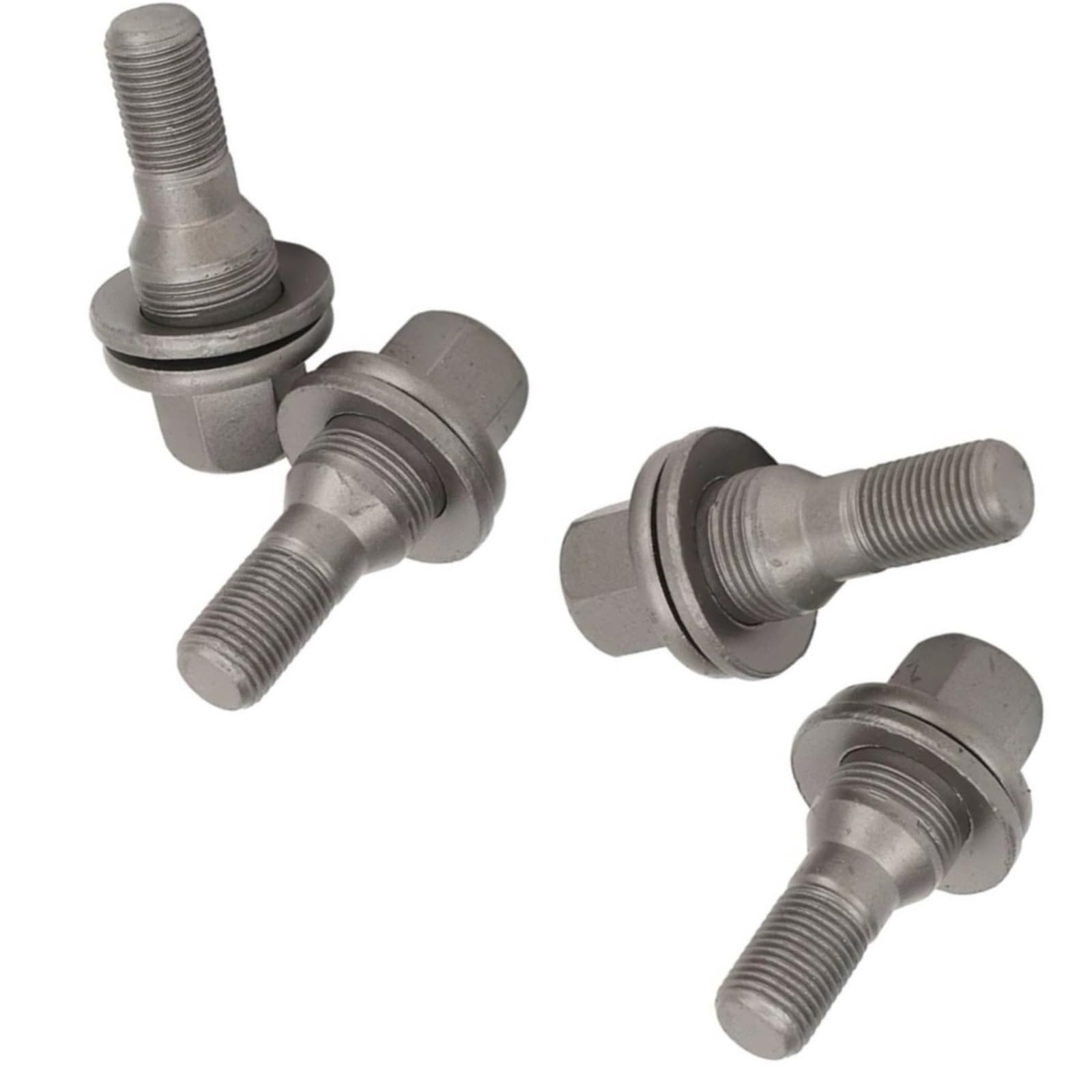 Bulloni ruota auto Compatibile Con Citroën Per C3 Per Pluriel 2003 Set Da 4 Dadi Conici Per Cerchi In Lega OEM: 9644576680