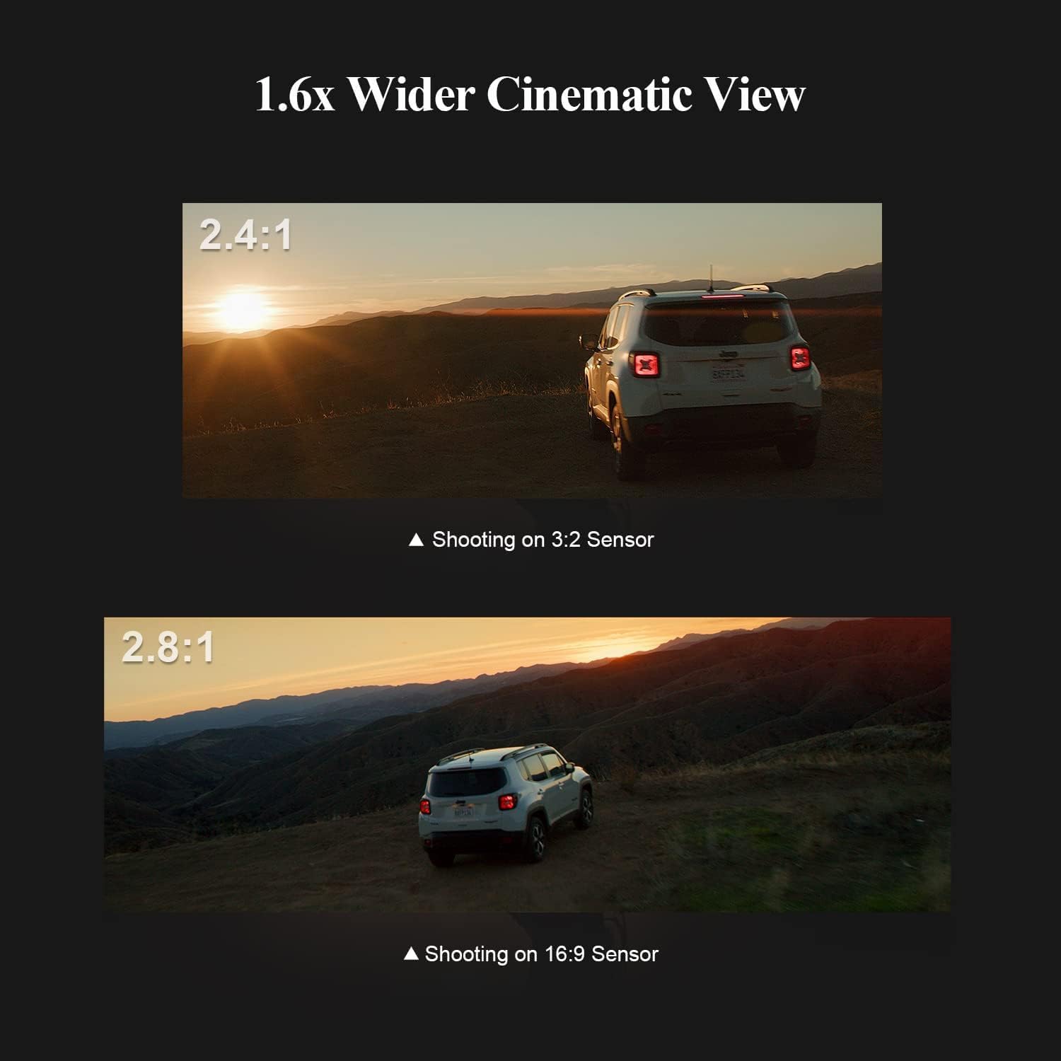 SIRUI Saturn 35mm T2.9 1.6X Full Frame Carbon Fiber Anamorphic Lens, Cine Lens for L Mount Cameras, 418g (Neutral Flare)