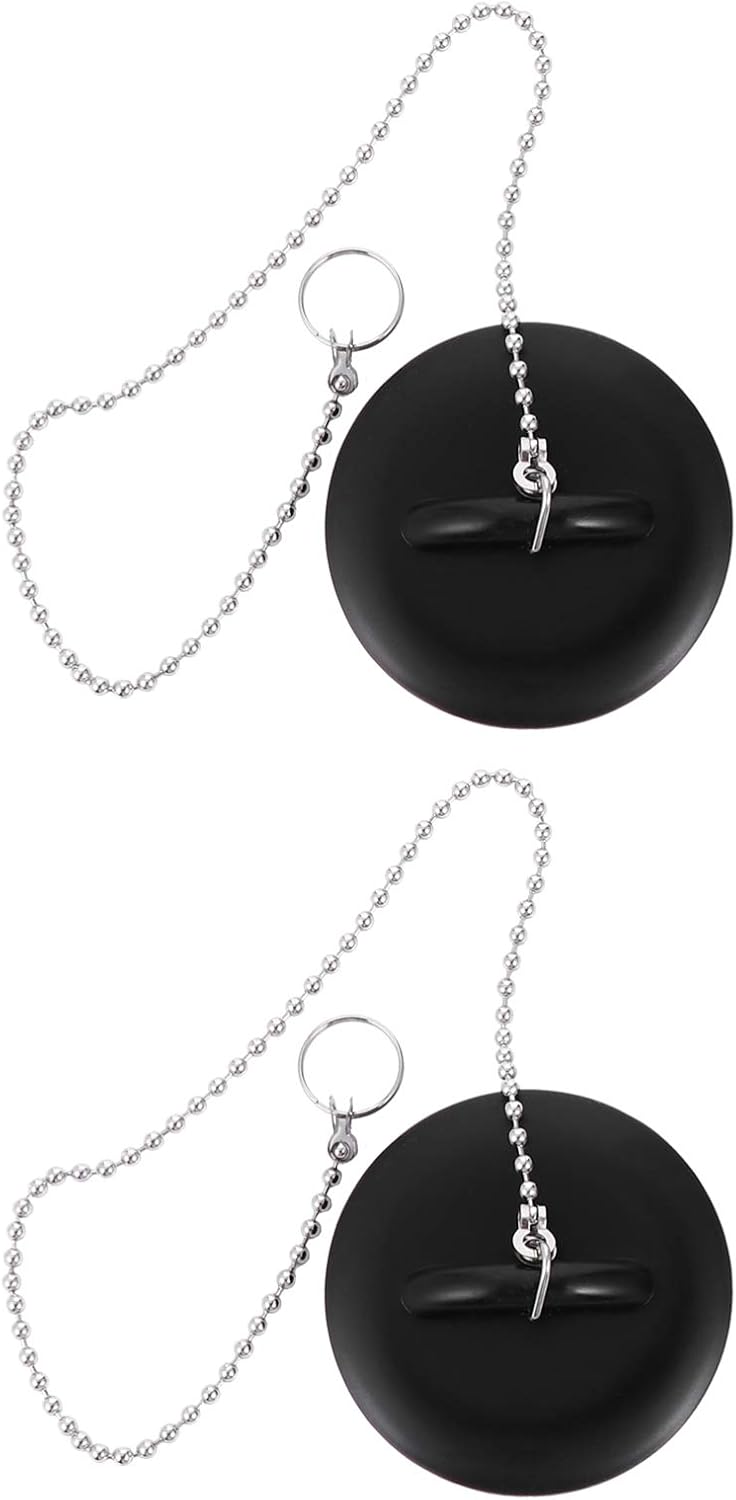 Cabilock 2 Pcs Bathtub Tub Stopper Universal Silicone