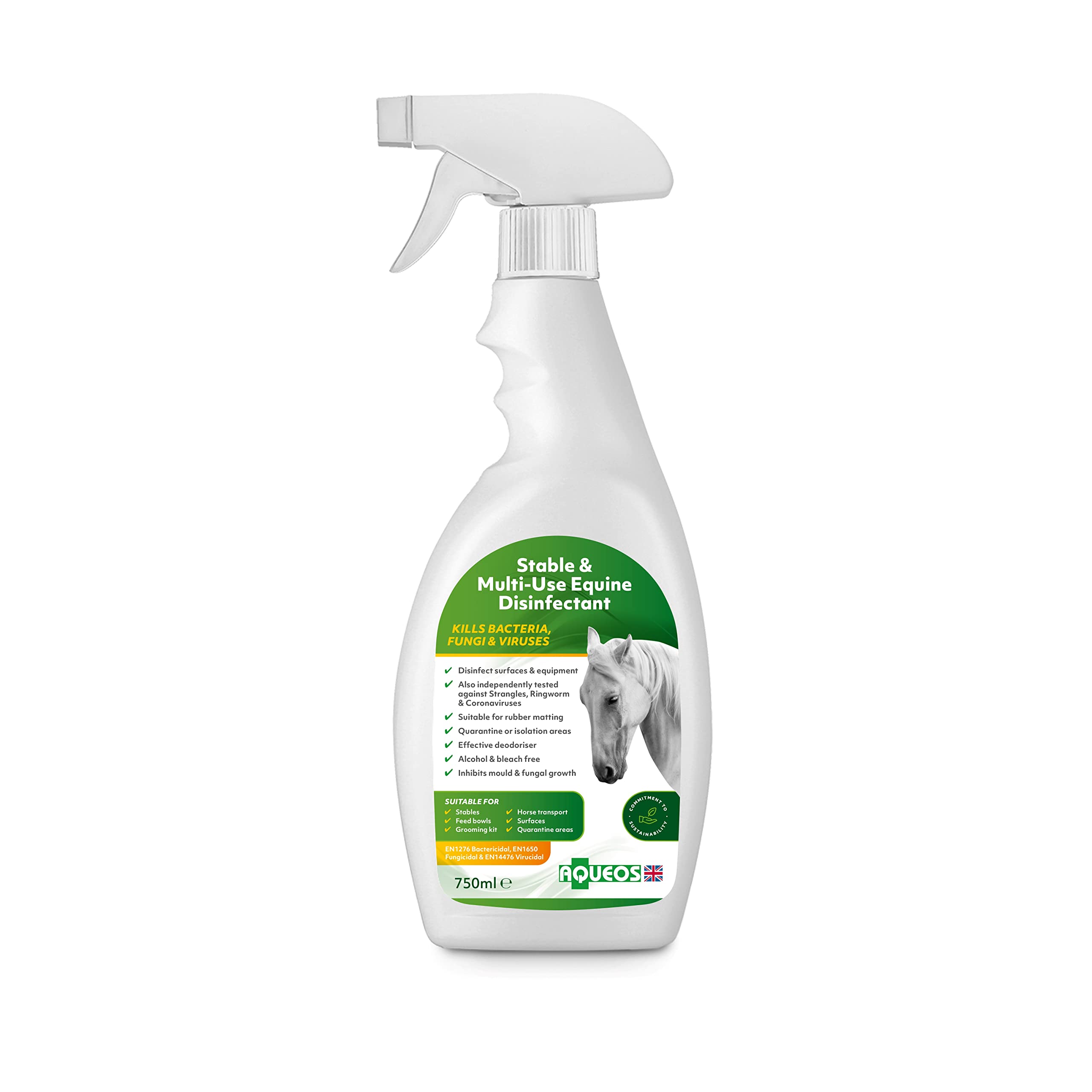 AqueosEquine Stable & Multi-use Disinfectant, 750 ml